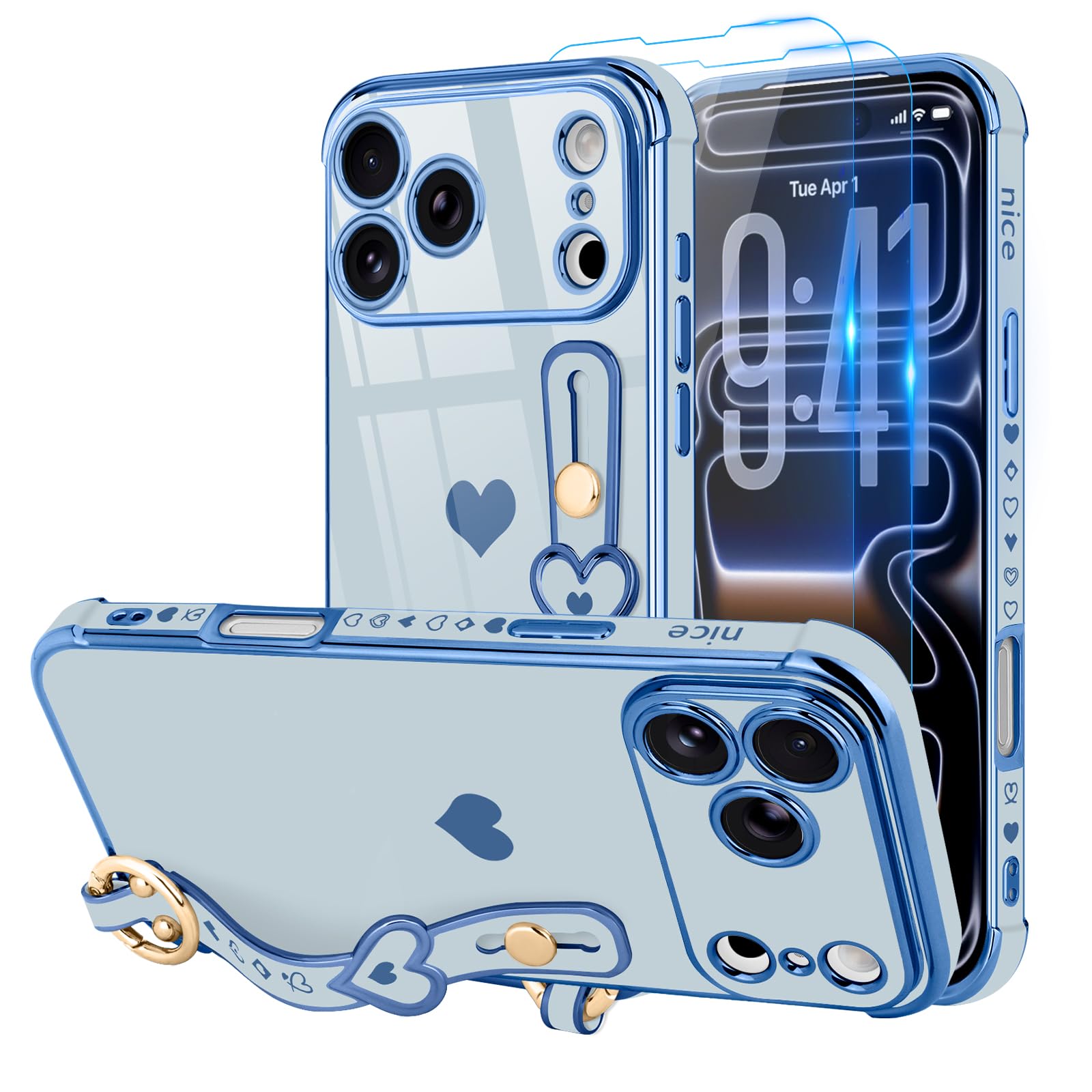 LLZ.COQUE Handyhülle für iPhone 17 Pro Max, Mädchen Curly We