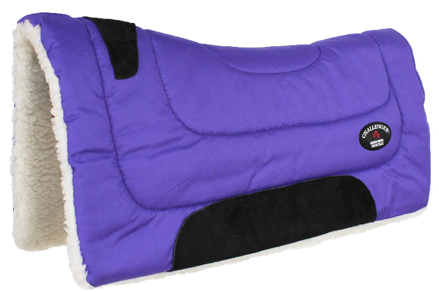 CHALLENGER Horse & Pony Saddle PAD Western Riding Trail Cordura Top Fur Bottom Full 39143