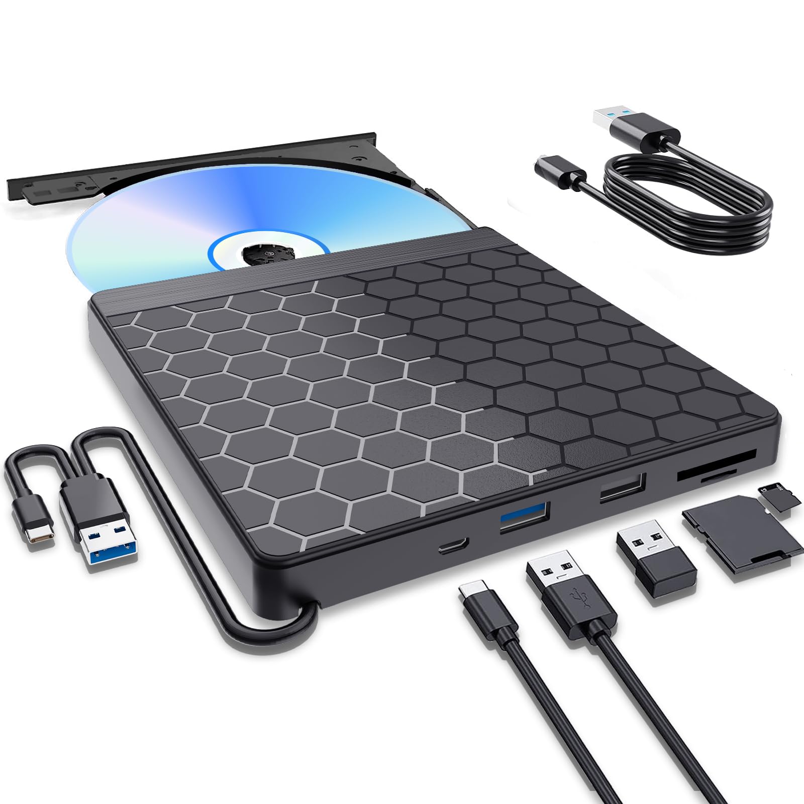 Aumdie External CD/DVD Drive