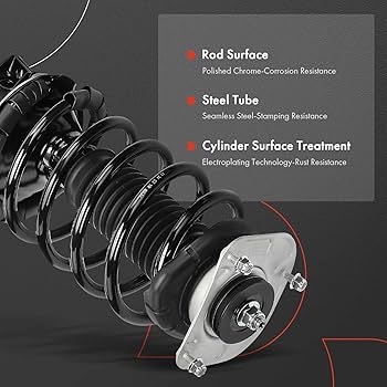 Amazon.com: A-Premium Front Pair (2) Complete Strut & Coil Spring