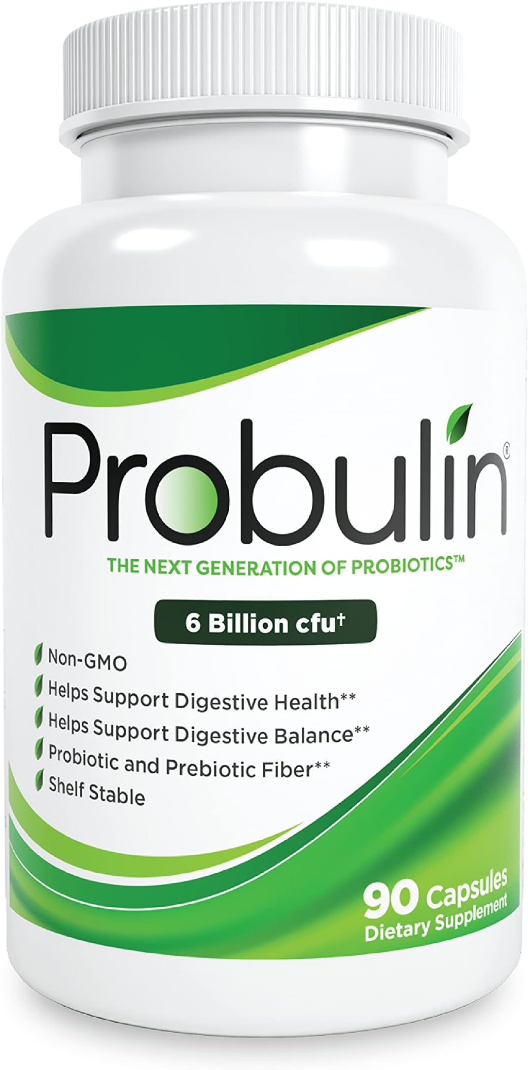 Probulin Original Formula Probiotic for Digestive Support, 6 Billion CFU, 90 Capsules