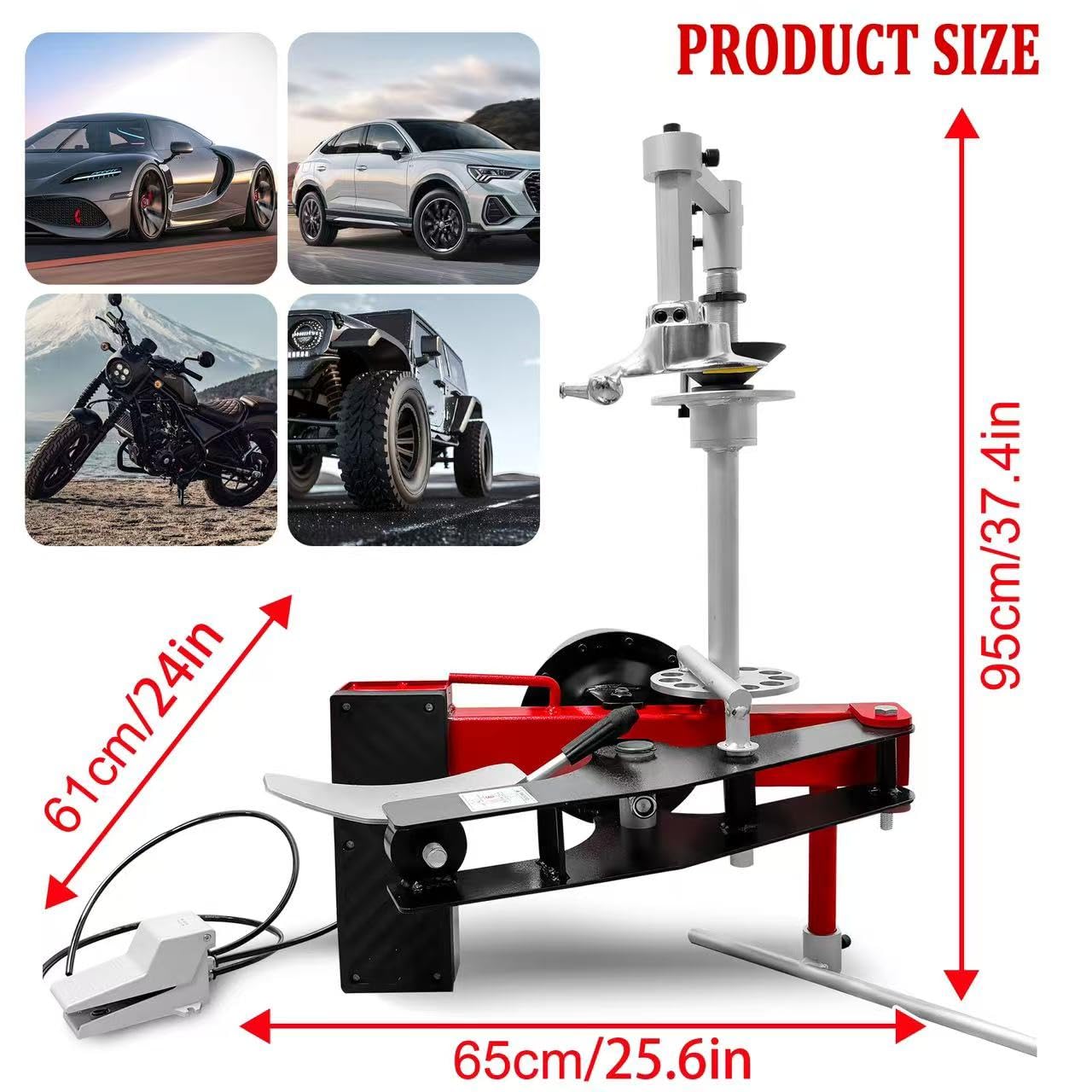 Amazon | 手動タイヤチェンジャー タイヤマシン ホイールチェンジャー