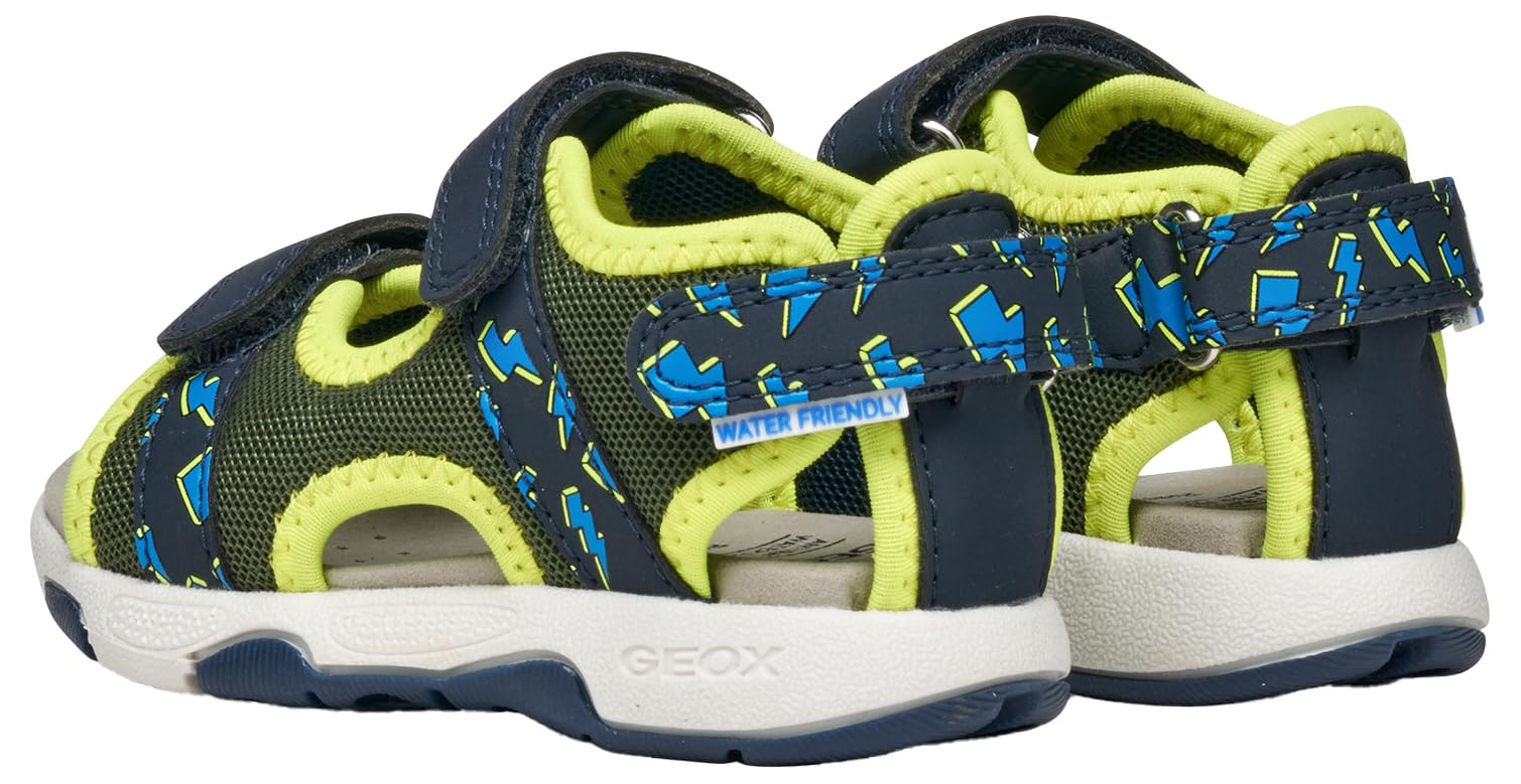 Geox Bébé garçon B Sandal Multy Boy A, Pistachio/Navy, 22 EU