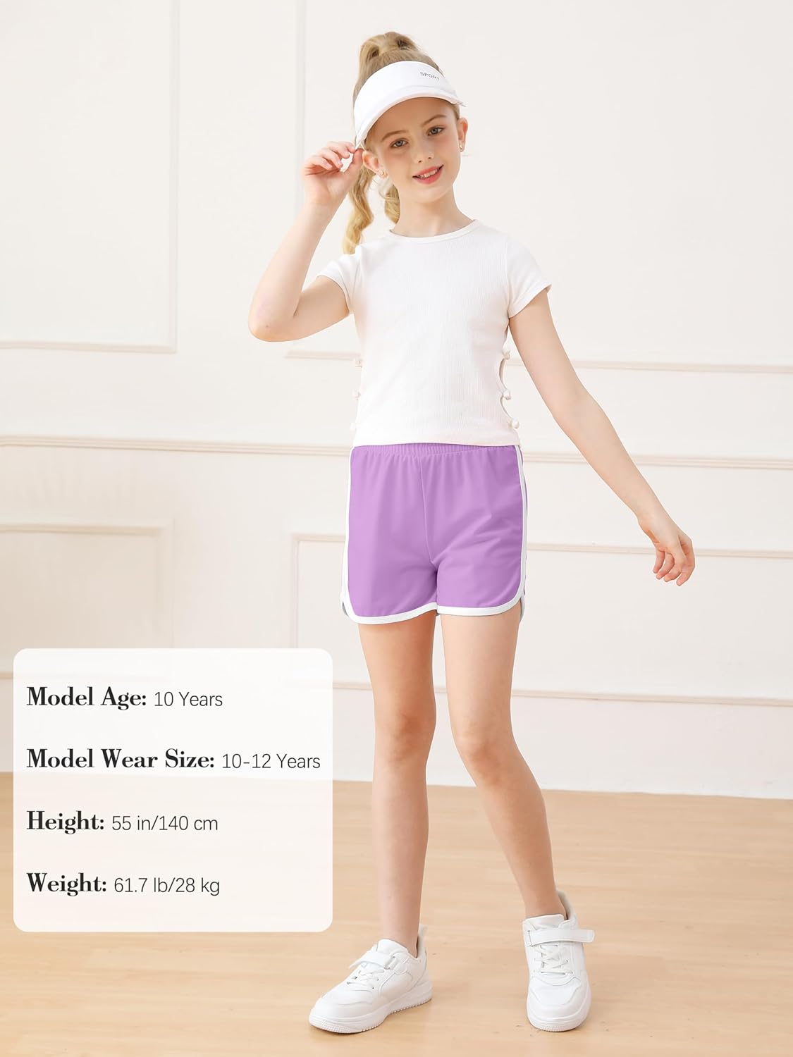 Resinta 4 Packs Girls Soccer Shorts Toddler Girls Athletic Shorts Quick Dry Workout Dolphin Kids Active Shorts - Image 5