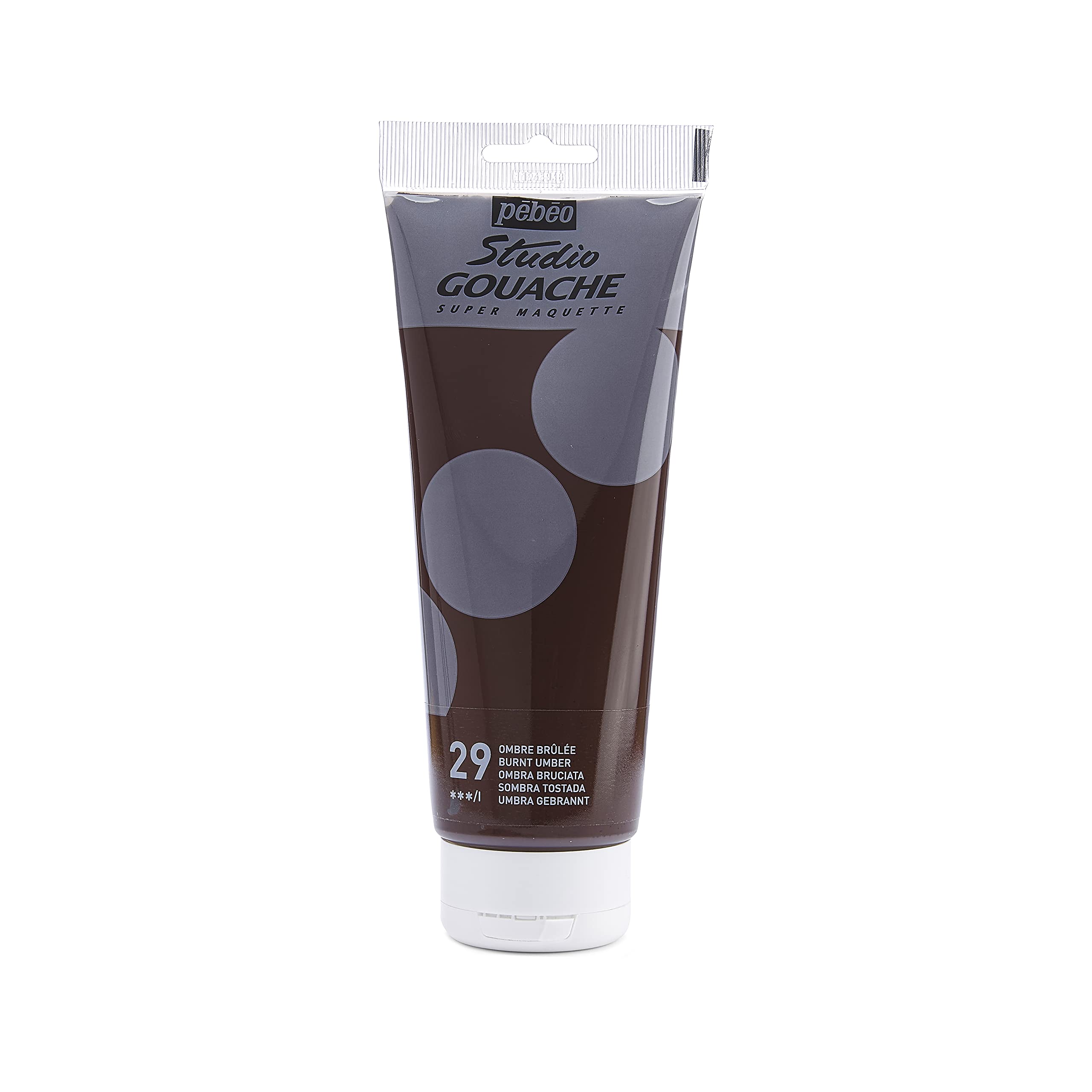 PEBEO 270-029 220 ml Studio Gouache, Burnt Umber