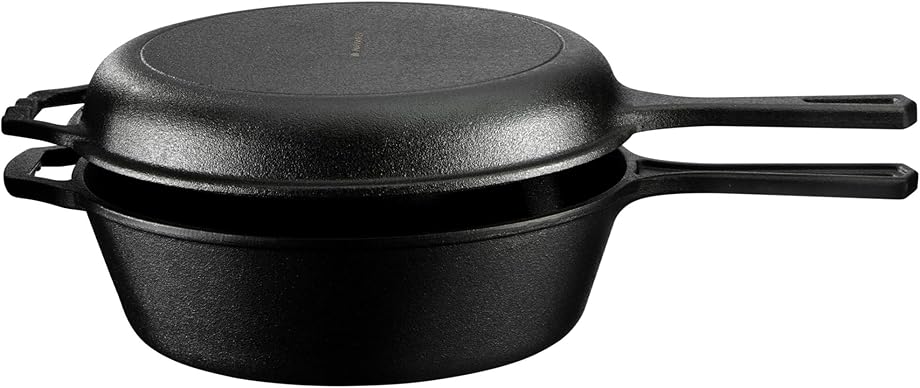 Pentola in ghisa da forno con coperchio navaris 61695.01