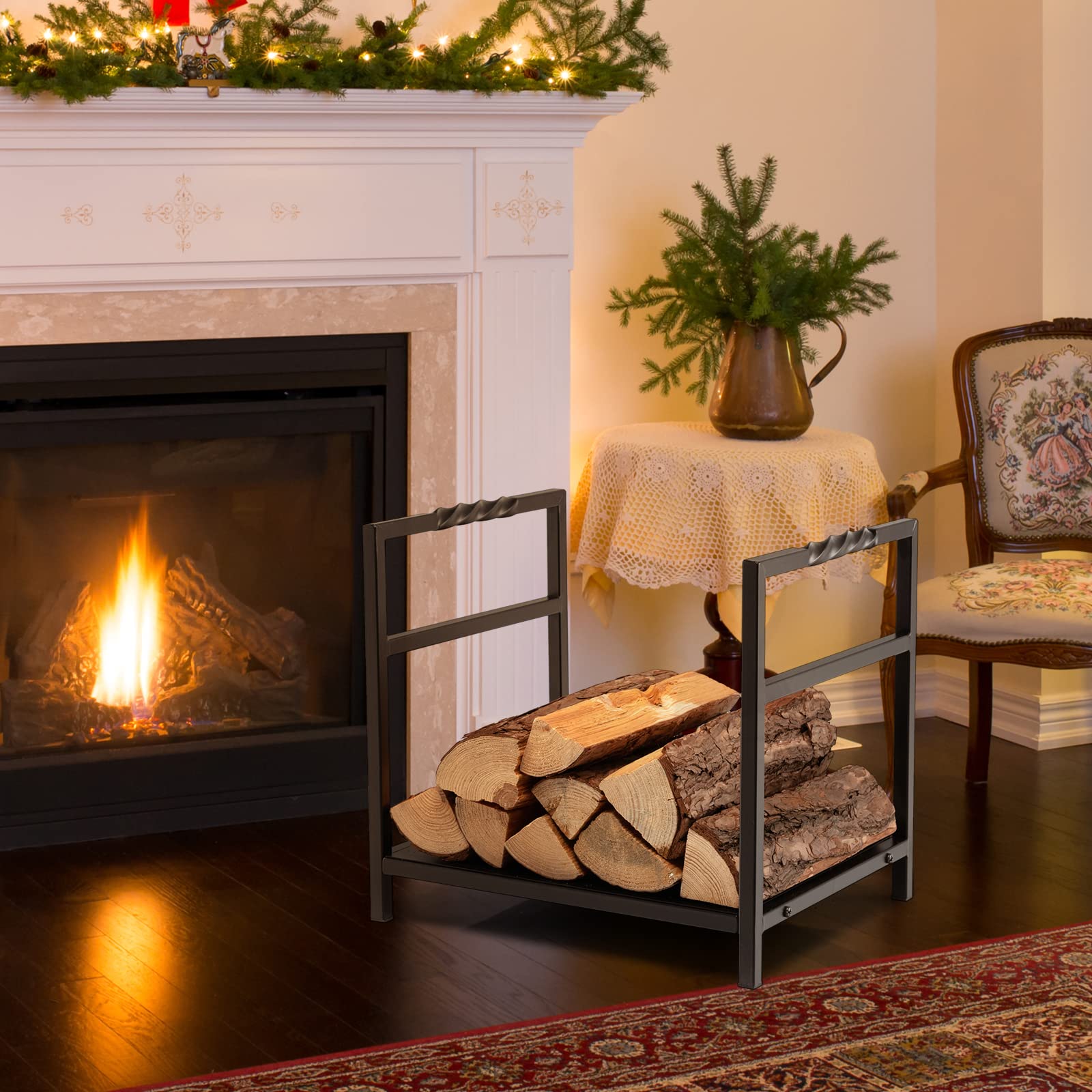 MOOSE ROOME WORKS FIRE STAND 「hi-raku」 Amazon.com: IRONMAX Firewood Rack, Decorative 16'' Steel Fireplace