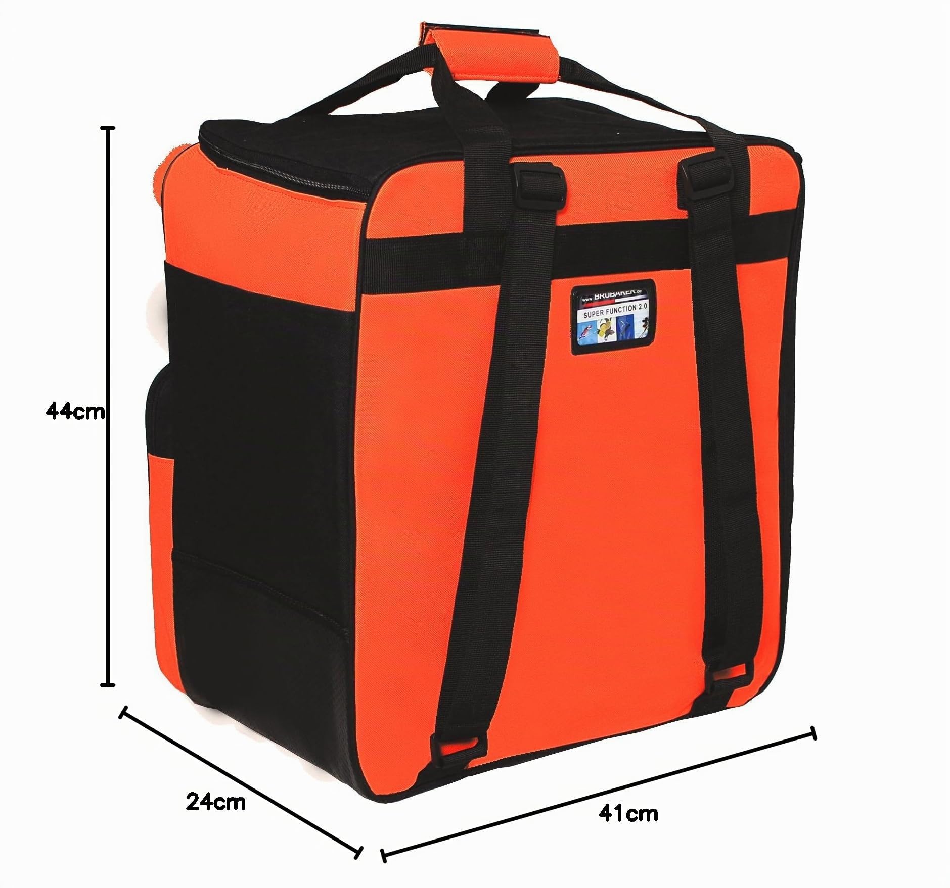 Brubaker Super Function 2.0 Sac à Dos pour Chaussures de Ski et Casque