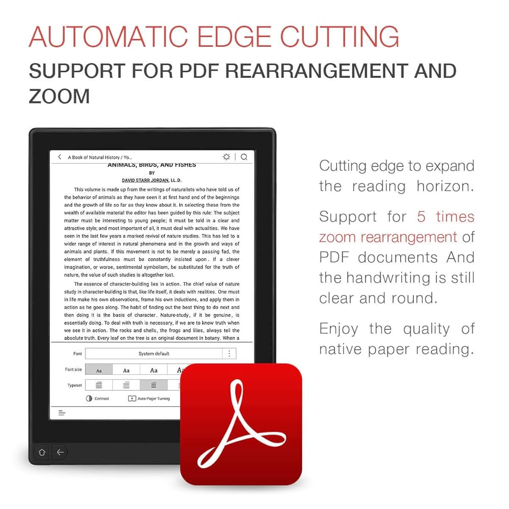 Likebook Mimas E-Reader, 10.3”, Dual Touch, Hand Writing