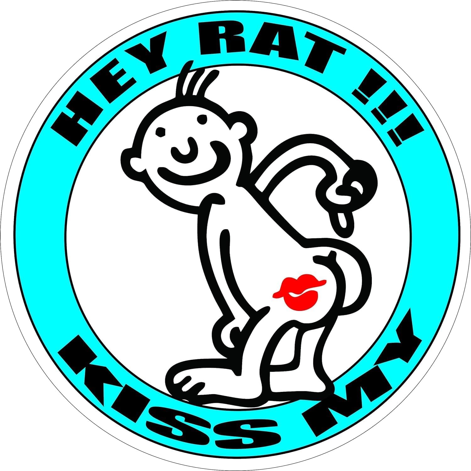 3pcs Pro Union “No Rats” Stickers – Toolbox & Welding Helmet Stickers for Men – Vinyl Mens Sticker Pack – Funny Helmet Sticker for Adults (Normal, Red)