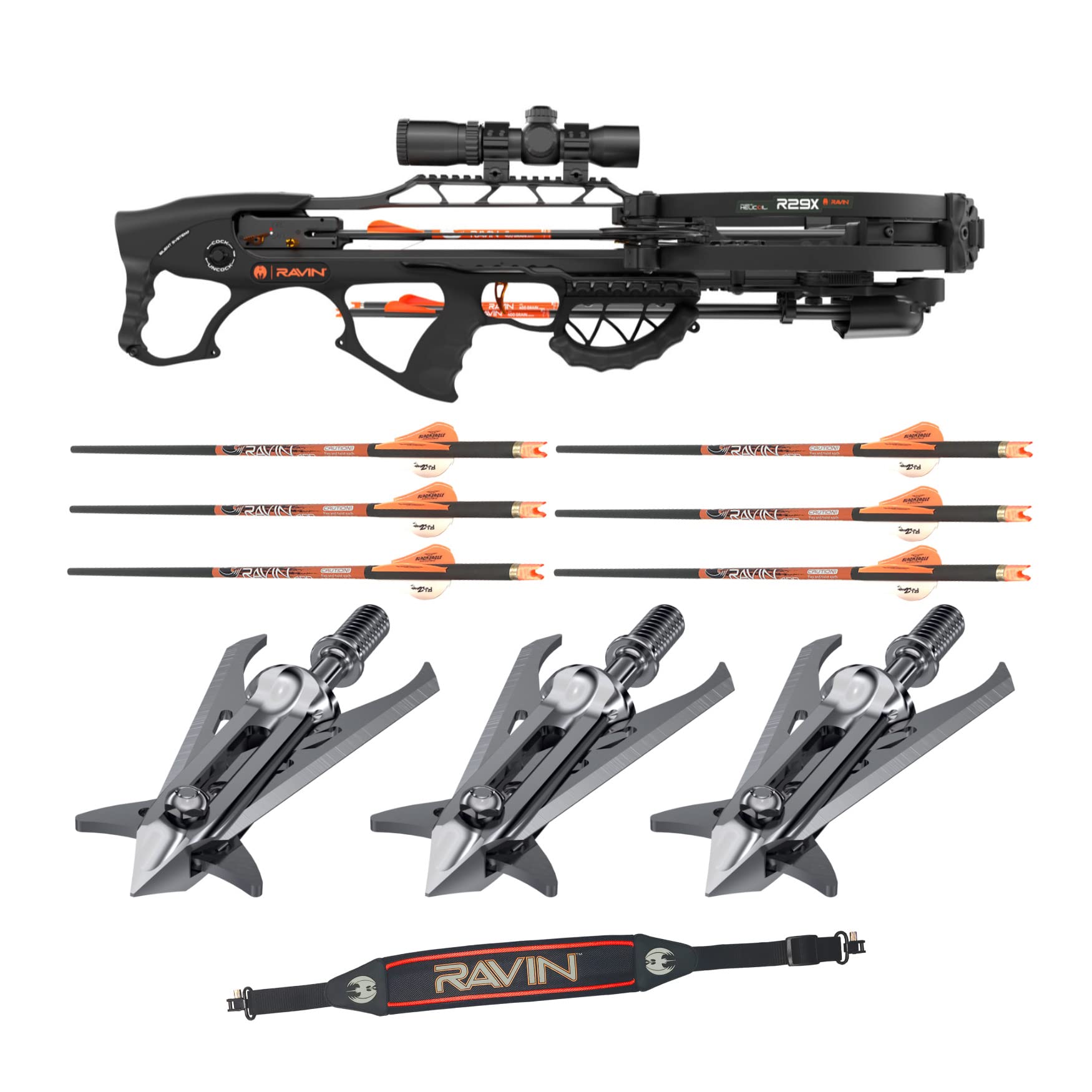 Ravin Crossbows R29X 450 FPS Crossbow Package Essentials Bundle (3 Items)