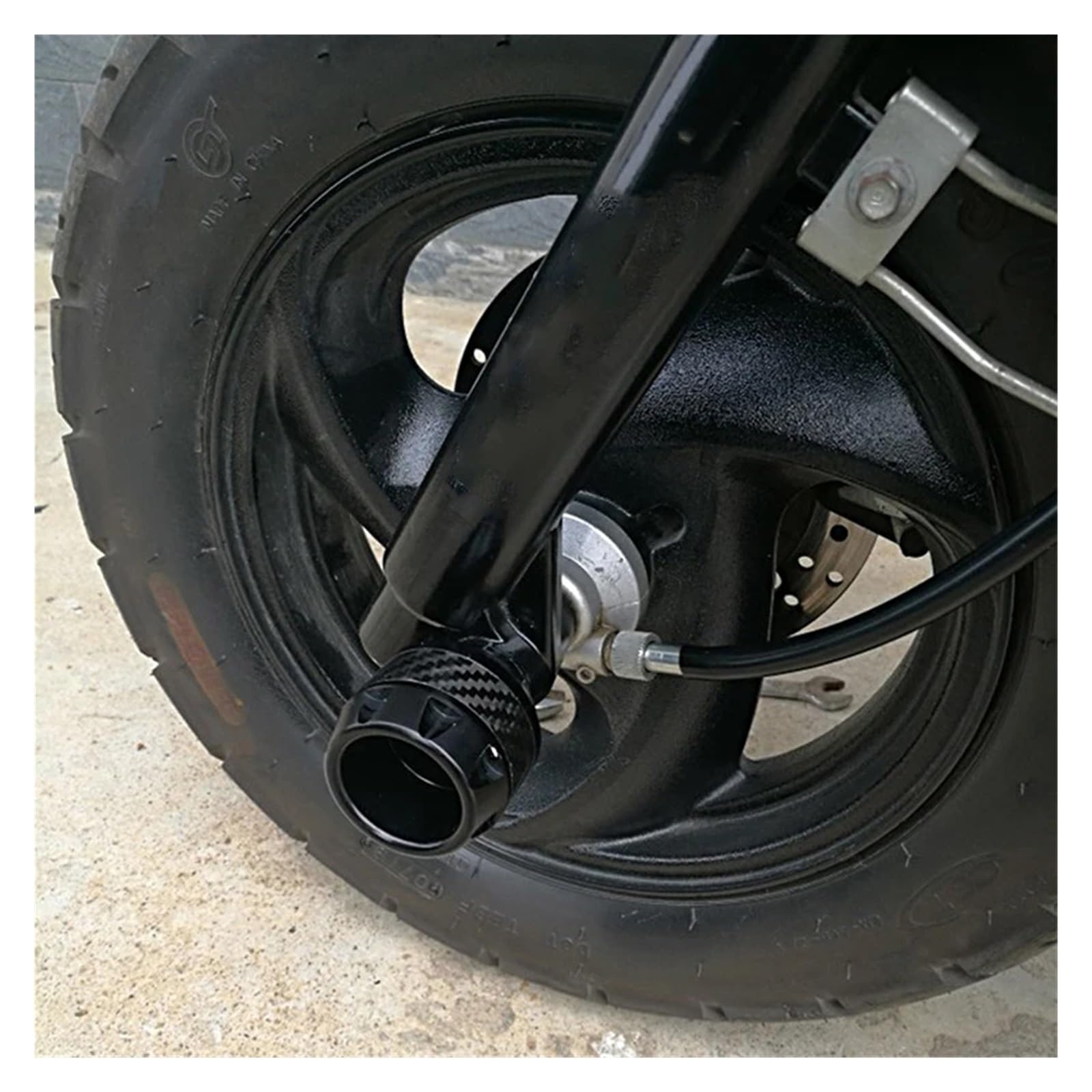 Protezione Universale Per Telaio Moto In Lega Di Alluminio, Forcella Anteriore, Anti-caduta, Fibra Carbonio E Scooter