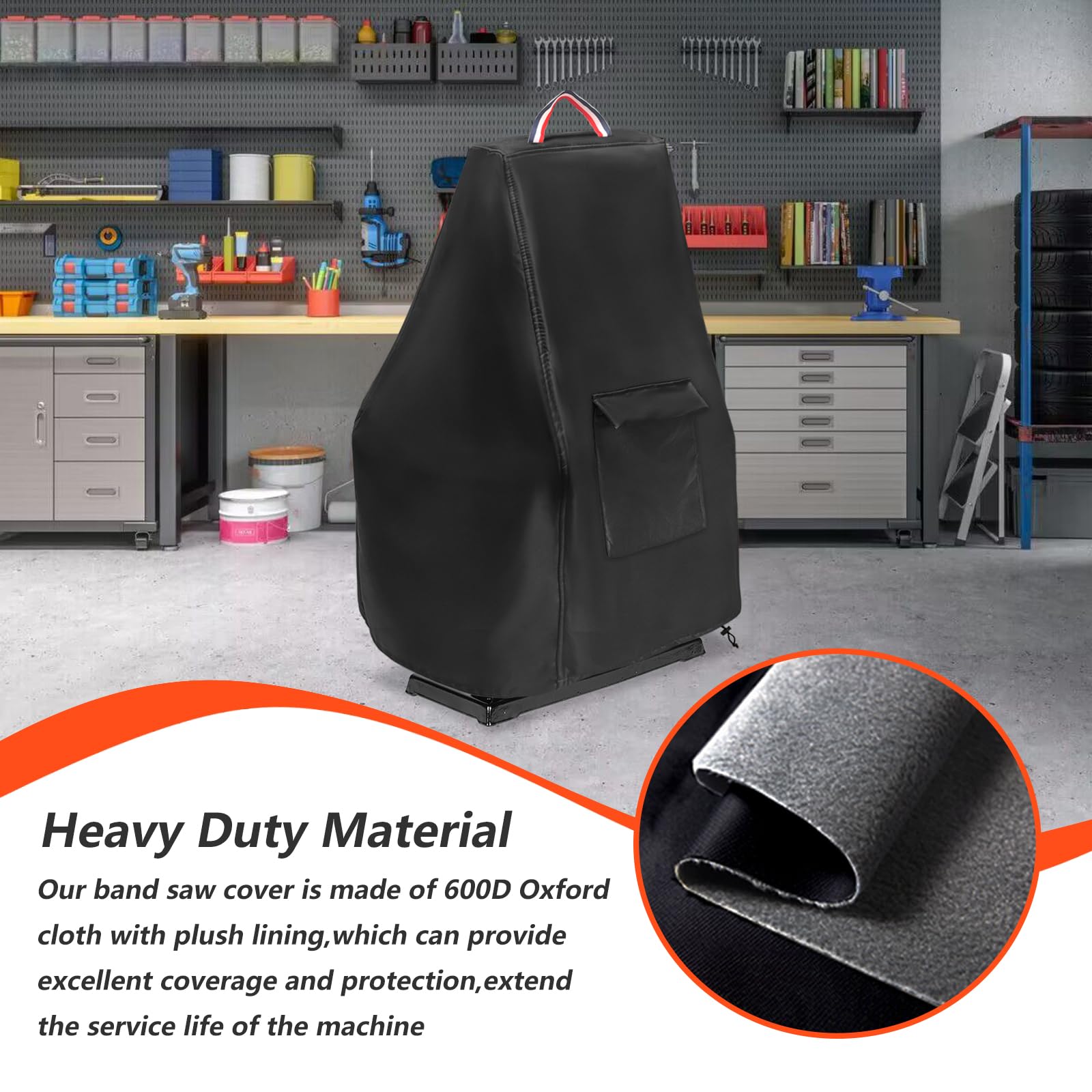 Band Saw Cover - Heavy Duty Dustproof Protection -4