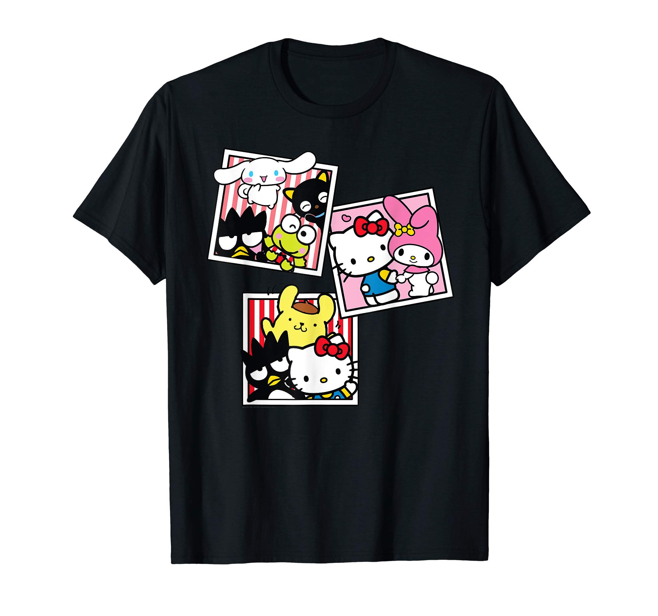 Hello Kitty And Friends Photo Booth Fun Short Sleeve T-ShirtOEKO-TEX STANDARD 100