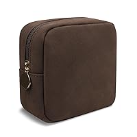 Vista 65 de Estuche pequeño para lápices y maquillaje para bolso, lindo estuche de lápices, bolsa de pinceles de maquillaje de nylon con cremallera, estuche