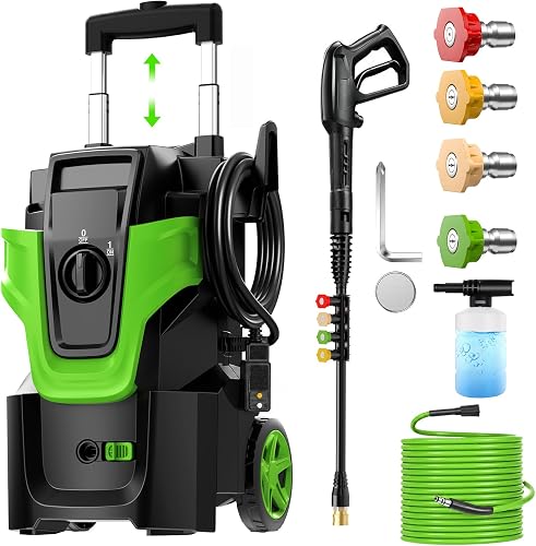Heavy Duty 5000PSI Electric Pressure Washer,Power Washer Electric Powered