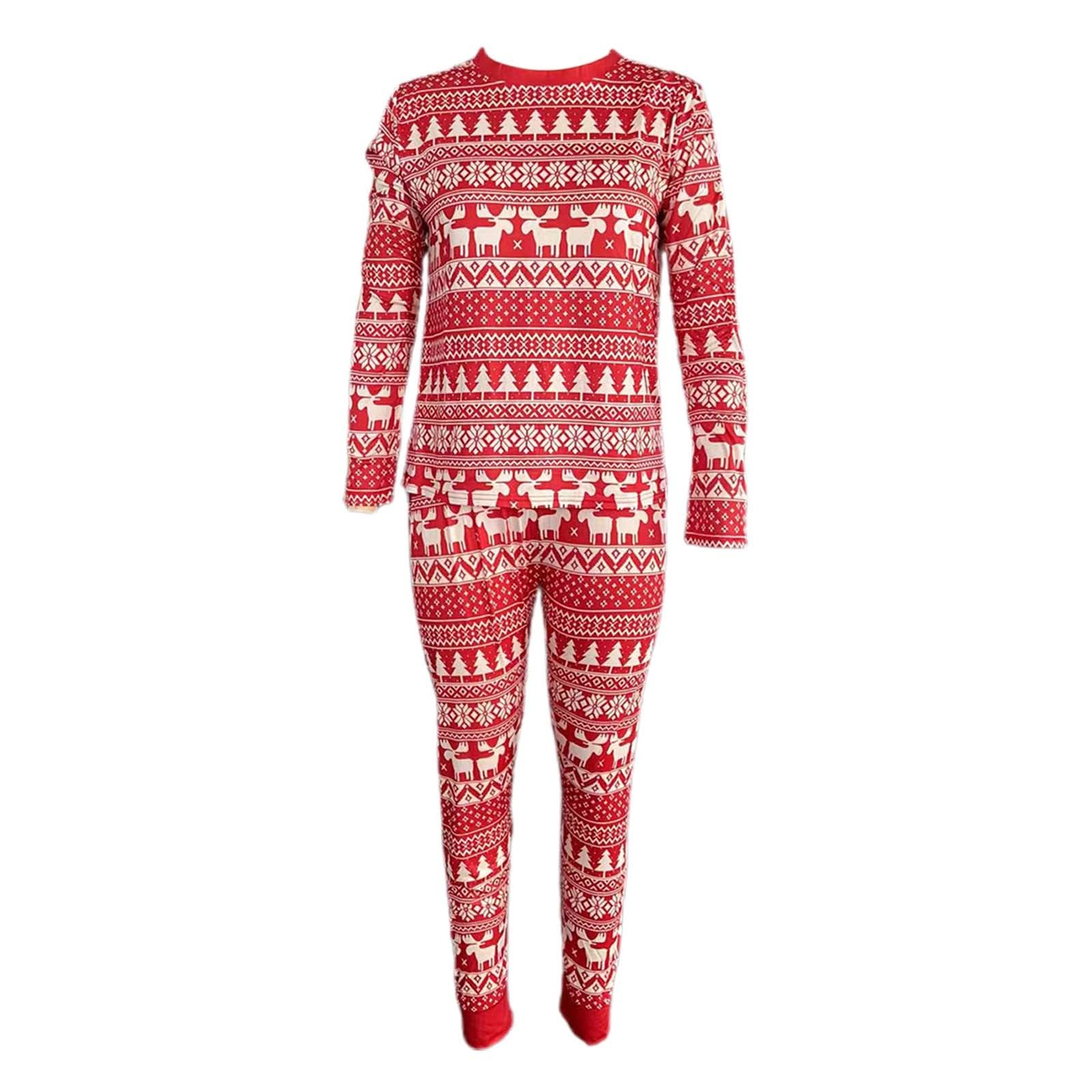 Pijama de Navidad para papá de corte clásico y tejido cómodo 6