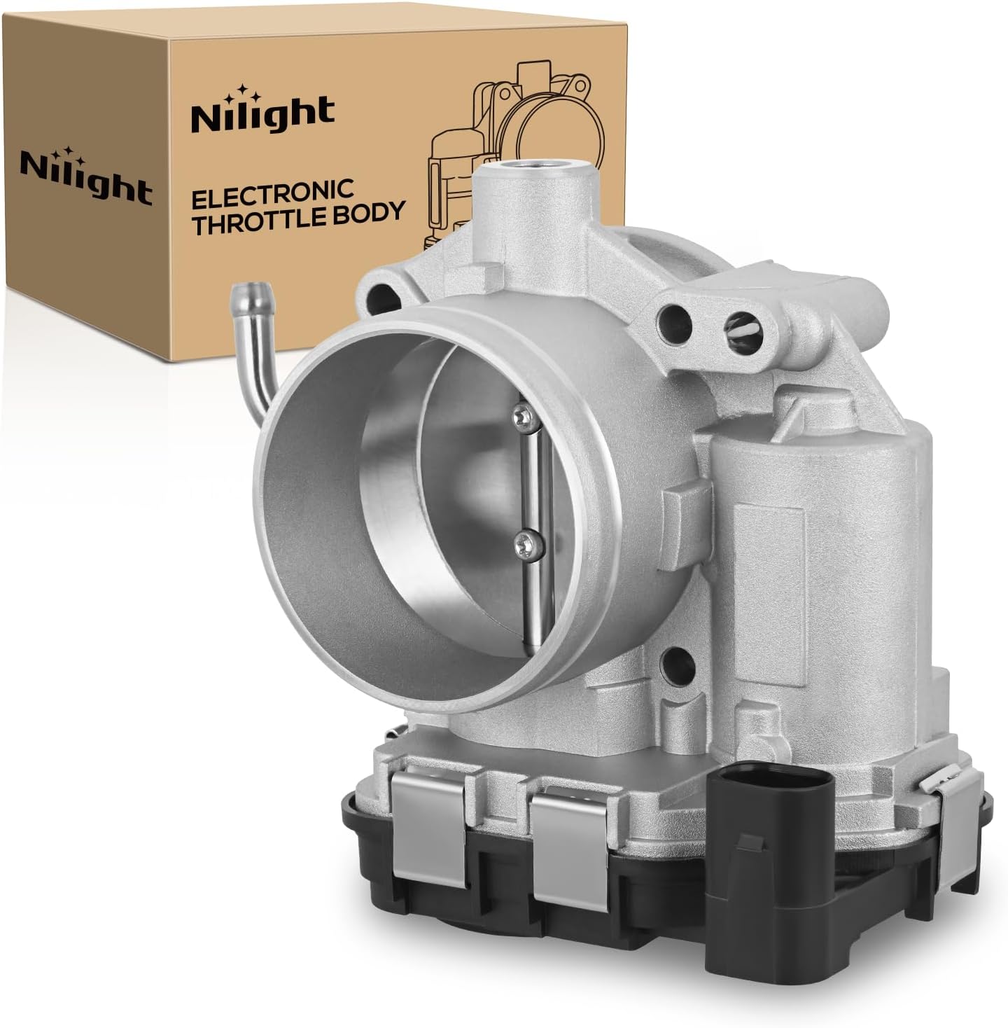 Nilight Electronic Throttle Body Fits Volkswagen - VW Jetta 2005-2018, Golf 2008-2014, Beetle 2008-2019, Passat 2012-2018 2.5L, OE 07K-133-062A SKTB1303