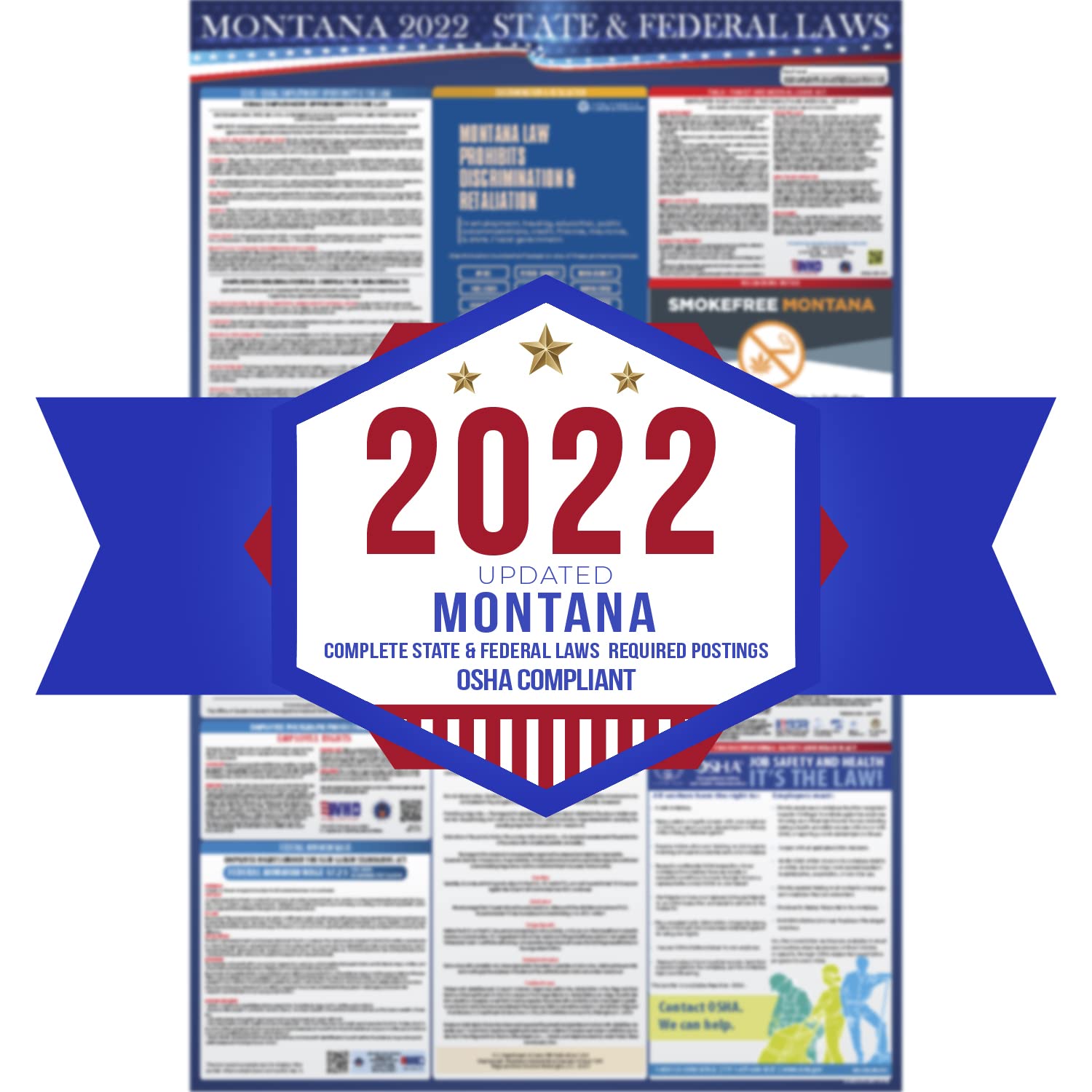 Buy 2022 Montana State and Federal Labor Laws OSHA Workplace