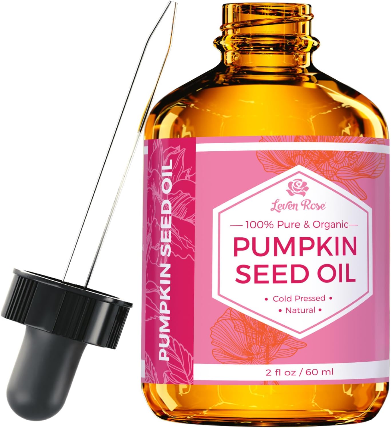 1 TRUSTED Pumpkin Seed Oil - 100% Organic, Natural for Hair Growth And Moisturising Dry, Rough Skin - 60ml