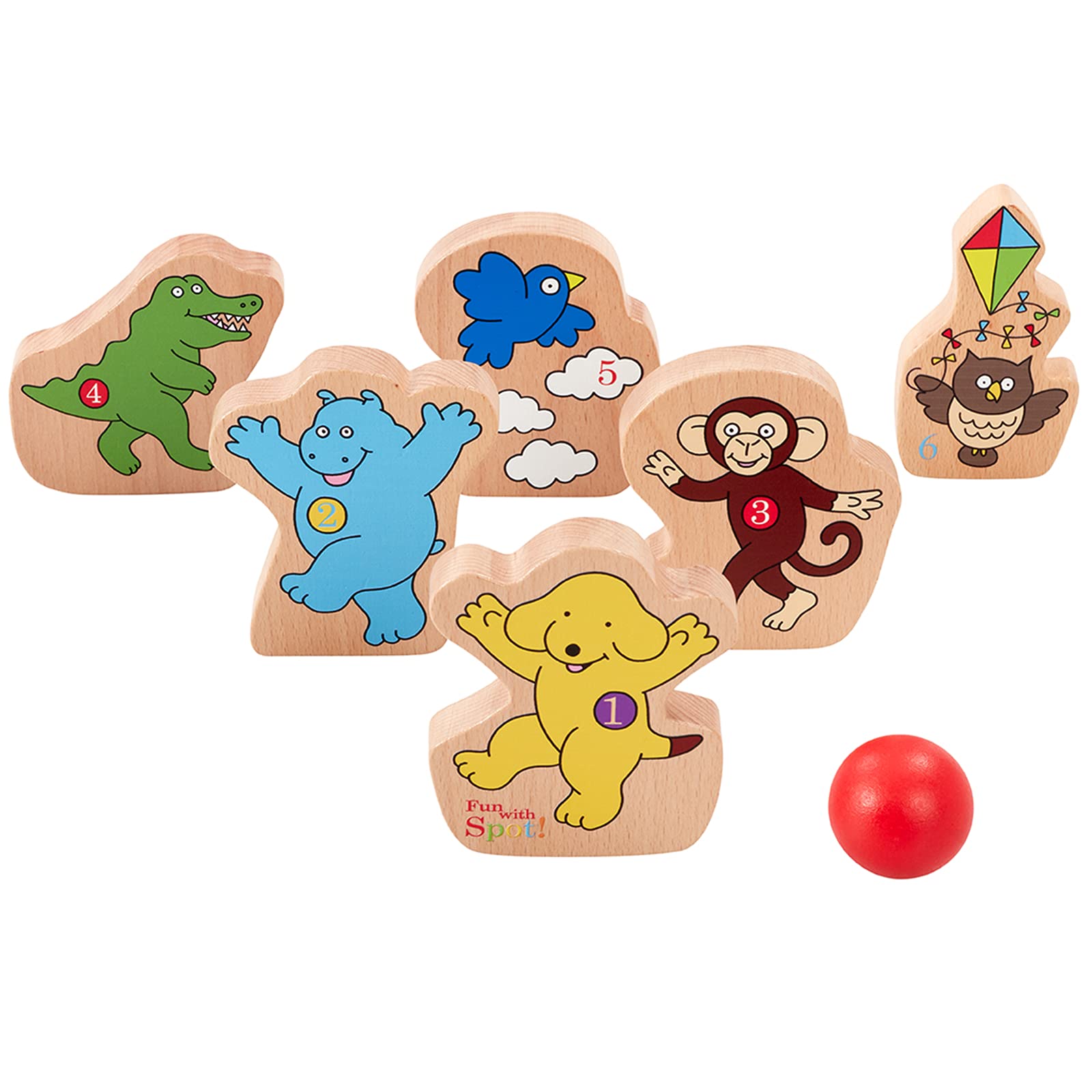 Spot Bowling Wooden Set