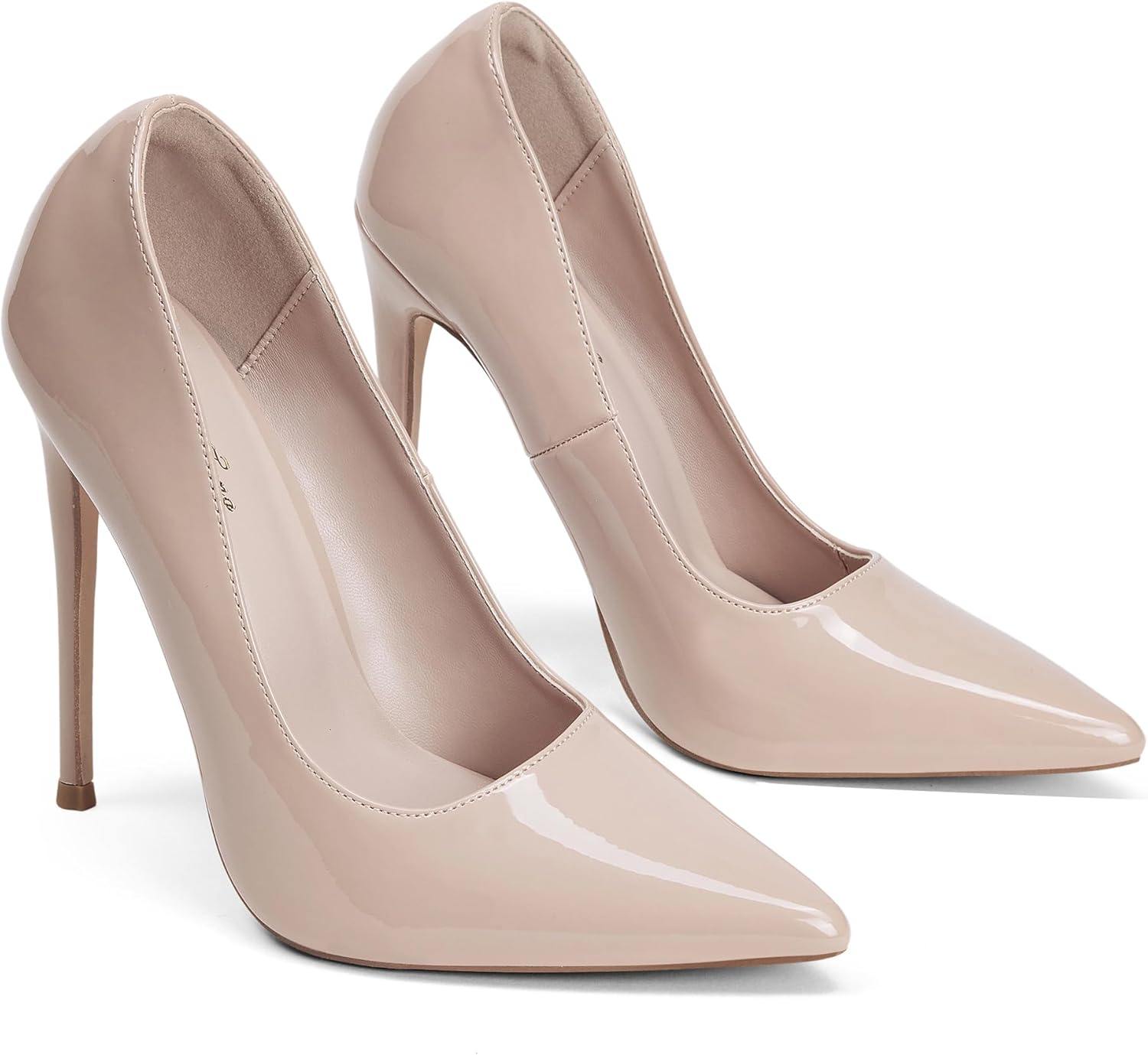 Elisabet Tang Women Pumps, Pointed Toe High Heel 4.7 inch/12cm Party Stiletto Heels Shoes Matte - Image 5