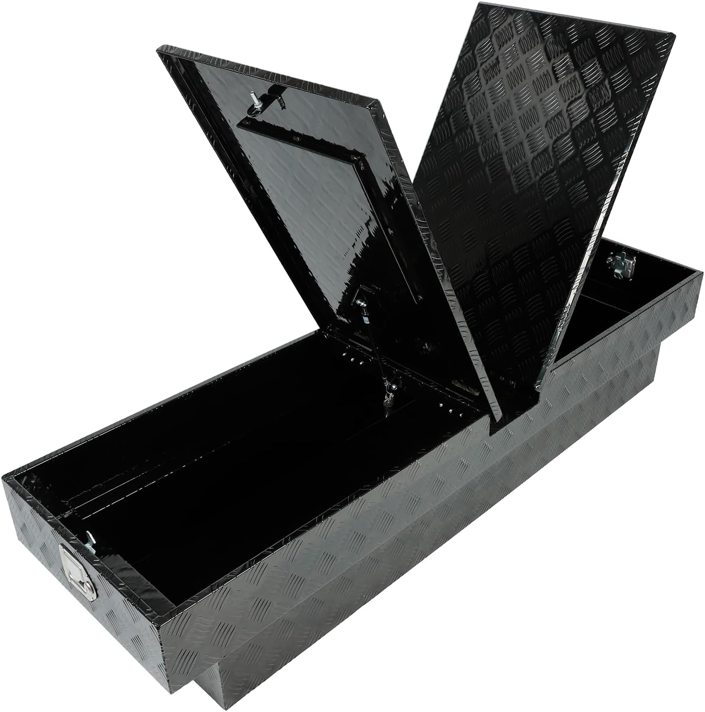 Aikosin 70 Inch Truck Tool Box Gull Wing Crossover Aluminum