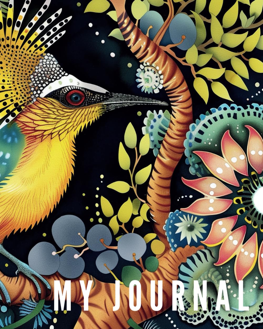 Journal Mensuel Birds April 2024 carnet de papeterie fine thématique