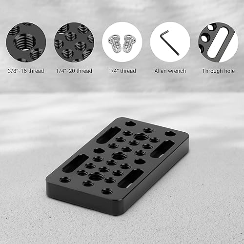 Miniatura 3 de SMALLRIG Placa de conmutación para cámara Easy Plate para bloques de riel, colas de milano y varillas cortas - Versión más larga - 1598