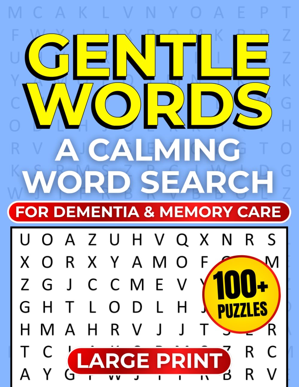 Gentle Words: A Calming Word Search for Dementia & Memory Care