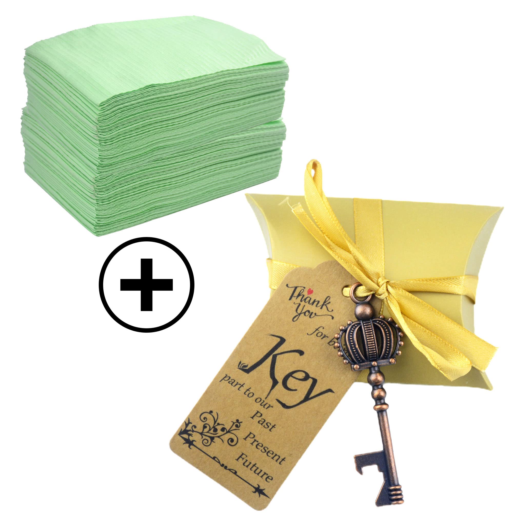 125pcs Tattoo Tablecloth and 50pcs Key Bottle Opener Party Favor