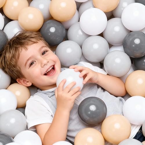 Miniatura 169 de GOGOSO Pelotas para niños pequeños, paquete de 50, 100, 200 bolas de plástico, sin ftalatos, sin BPA, no tóxicas, de 2.2 pulgadas, a prueba