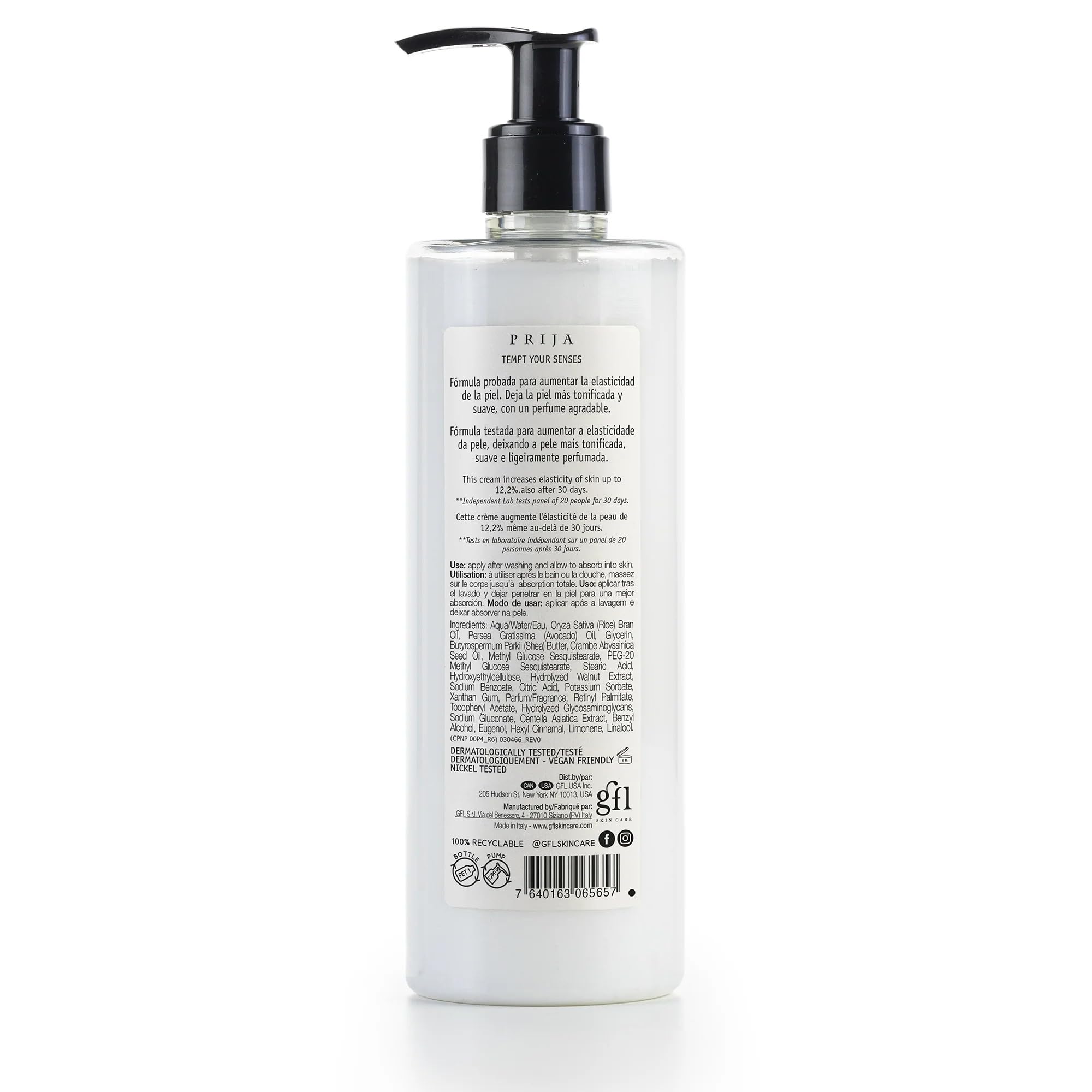 Prija Toning Body Cream Boosts Hydration and Elasticity with Avocado Oil and Green Walnut Extract - Image 2
