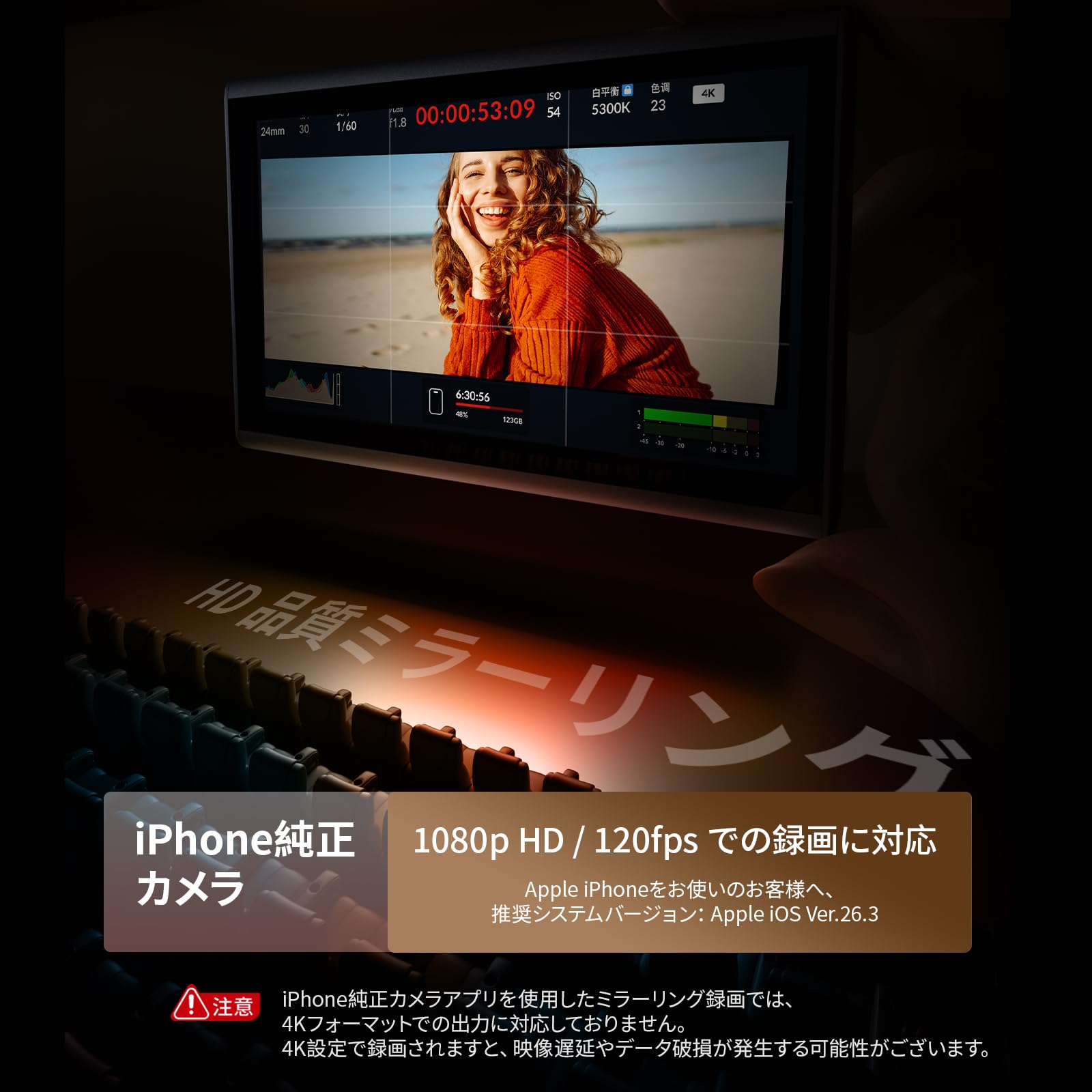 Amazon.co.jp: SmallRig スマホ Vlog 自撮りモニター iPhone & Android