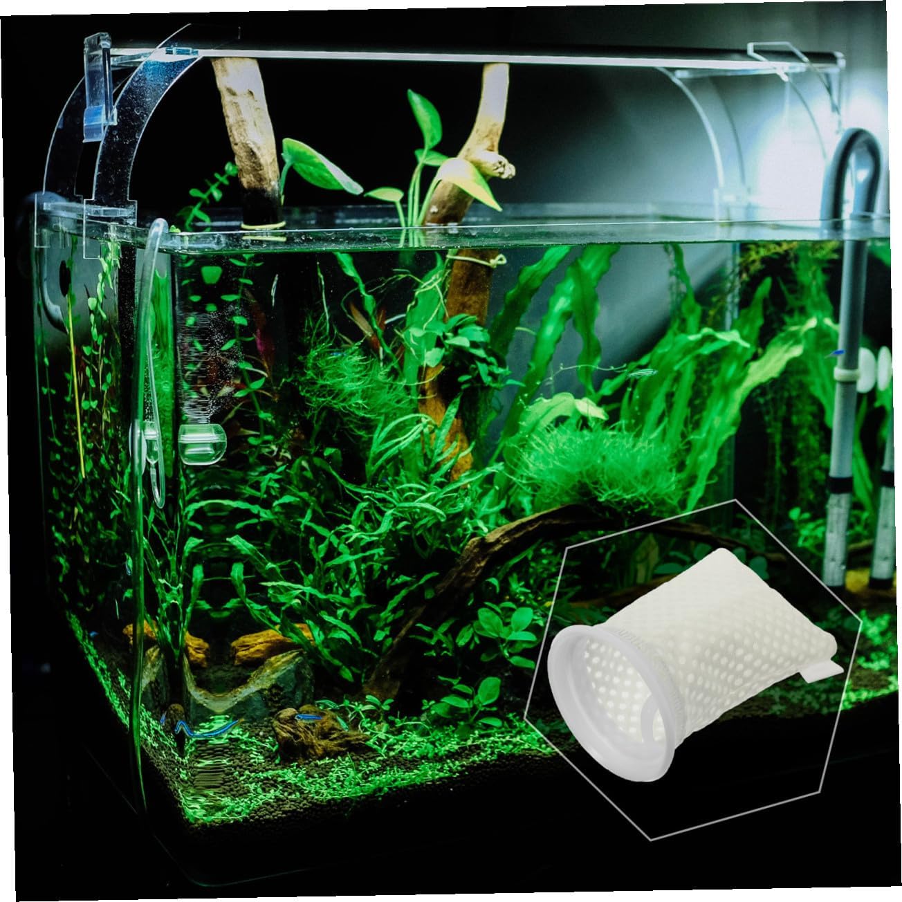 Angoily 11pcs Aquarium Filtering Socks Honeycomb Filtration Tanks Ponds Pools Efficient Impurity Removal