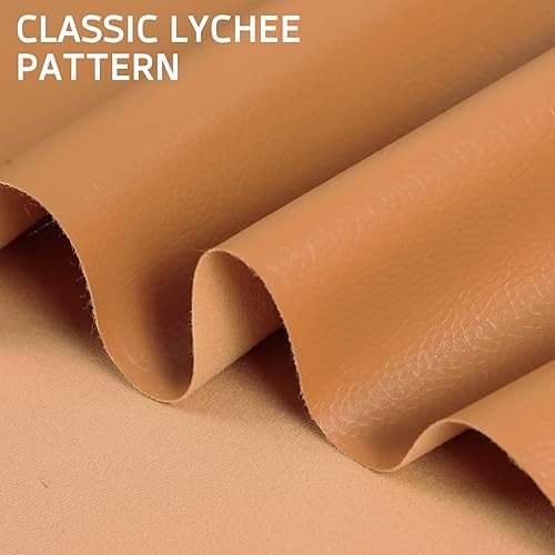 Miniatura 3 de Osunnus The Yard - Tela de tapicería de piel sintética de 55 pulgadas de ancho, hojas de piel sintética para exteriores, para decoración del hogar,