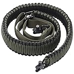 VVAAGG Two-Point Paracord Gun Sling with Swivels, Non-Slip 2 Point Rifle Sling with Quick Adjustable Length Shotgun Strap