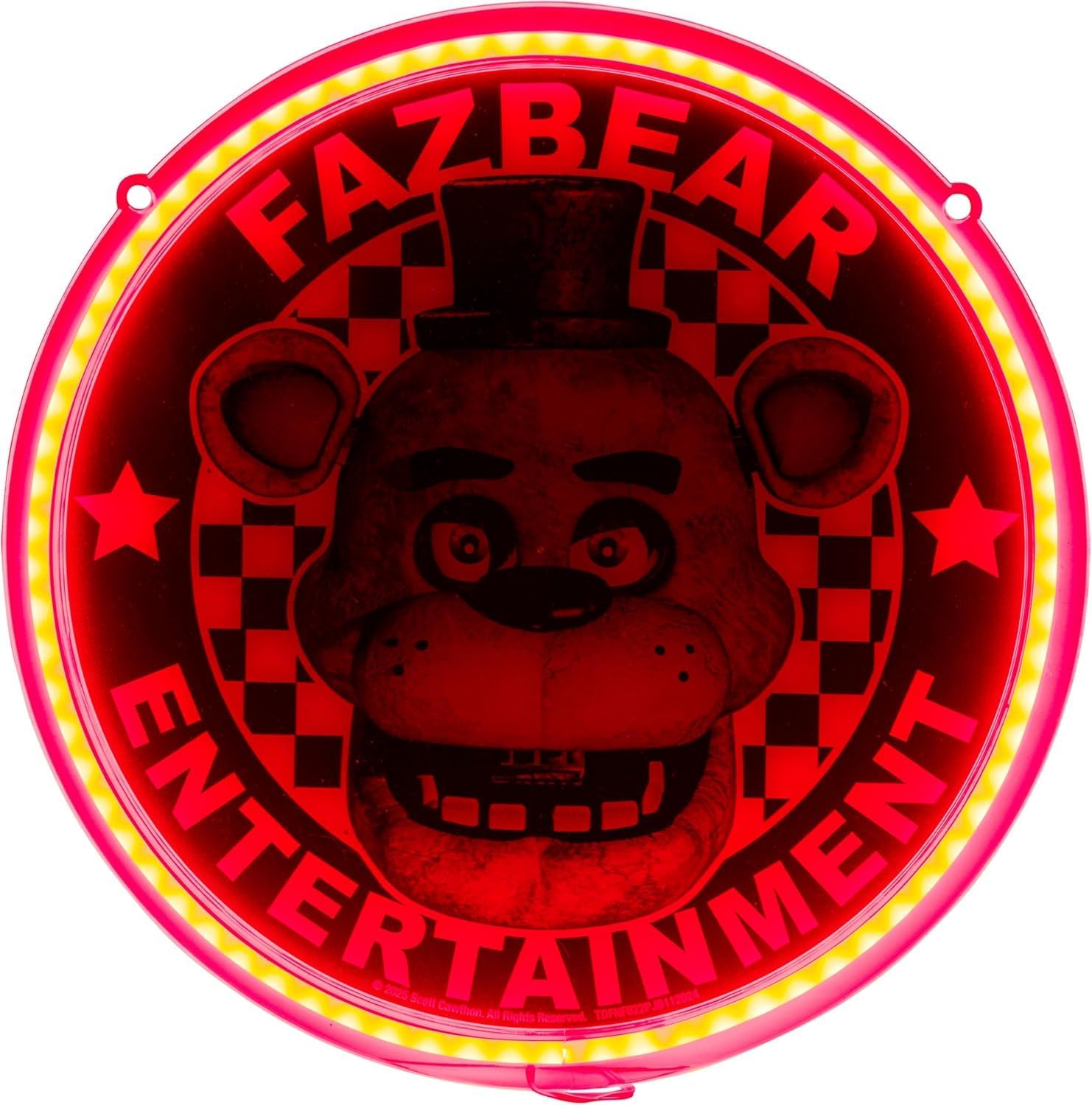 Silver Buffalo Jurassic Park Logo Boxed Large Die Cut Wall Art with LED Neon Tube Accents