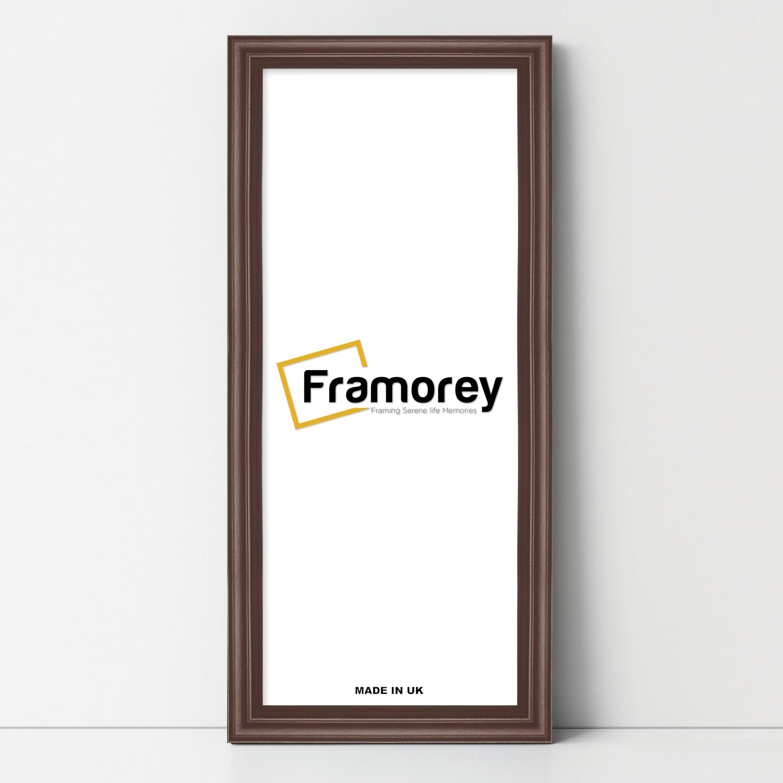 Framorey Framing Serene Life Memories Mahogany Framorey Panoramic Style Picture Frame, 12X5 Inch Size Photo Frames, Lw Antique Poster Frame, Wall Hanging Oxford Frames, Photo Print Frame