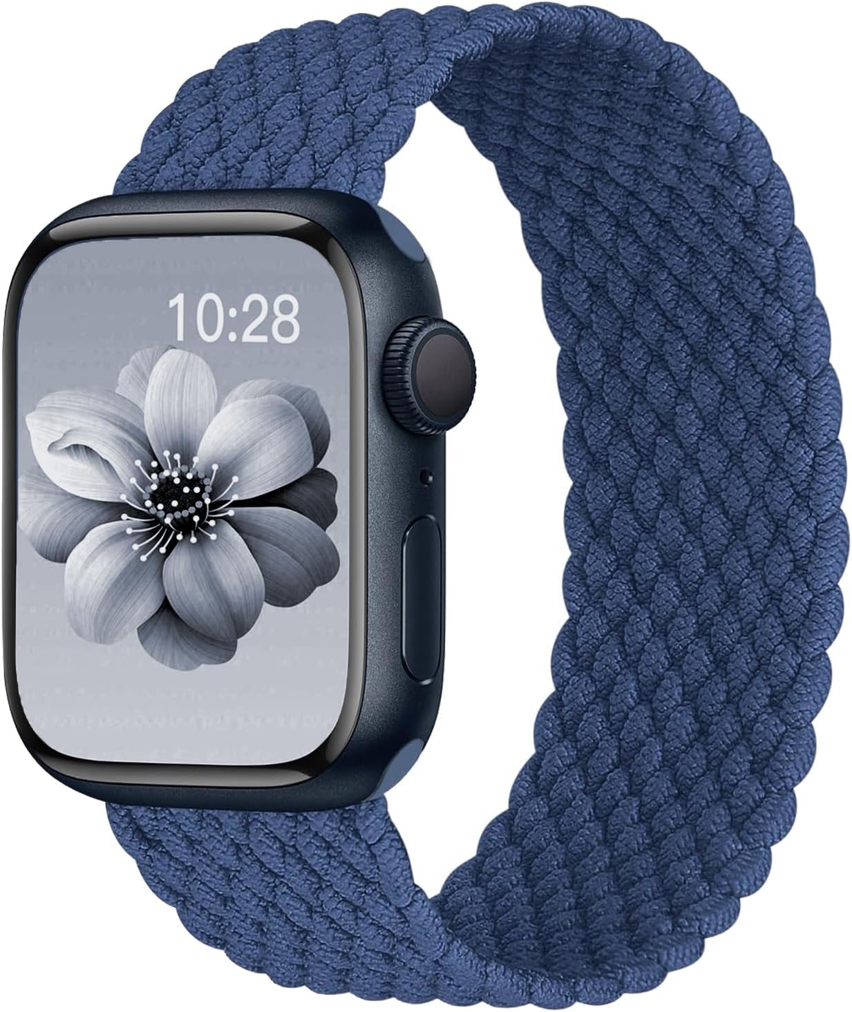 Correa trenzada Solo Loop para Apple Watch Band de 1.575 pulgadas, 1.654 pulgadas, 1.614 pulgadas, 1.732 pulgadas, 1.732 pulgadas, 1.772 pulgadas,