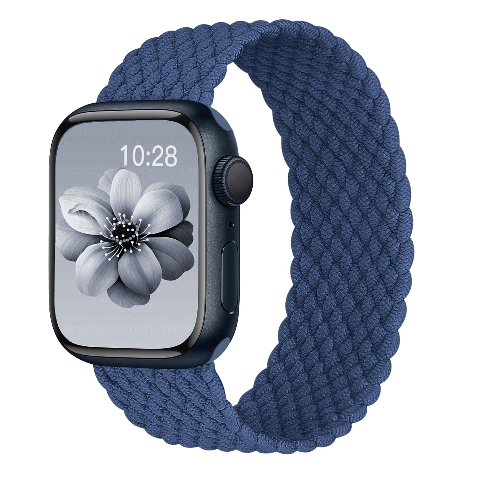 Photo 1 of Braided Solo Loop for Apple Watch Band 40mm 42mm 41mm 38mm 44mm 46mm 45mm Ultra/3 2 49mm Men/Women,Stretchy Nylon Sport wristband Strap for iWatch Bands Series 11/10/9/8/7/6 5/4/3/SE 40 44 42 45 46 mm