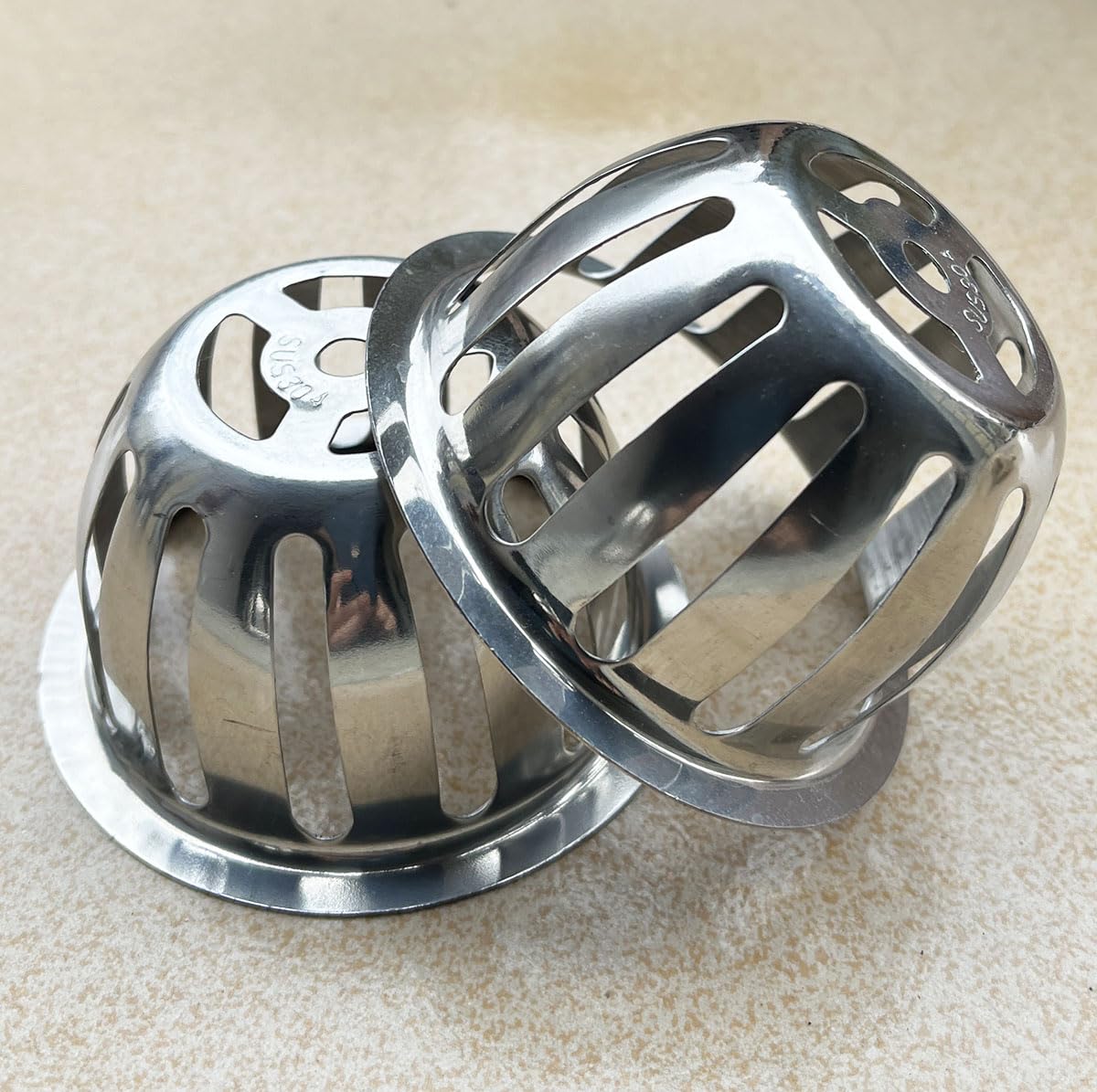 SUS304 Stainless Steel Roof Dome Drain Cover Strainer Anti-Clogging Atrium Grate 2pcs/pk (Φ: 3.5 inch) — Amazon image 6