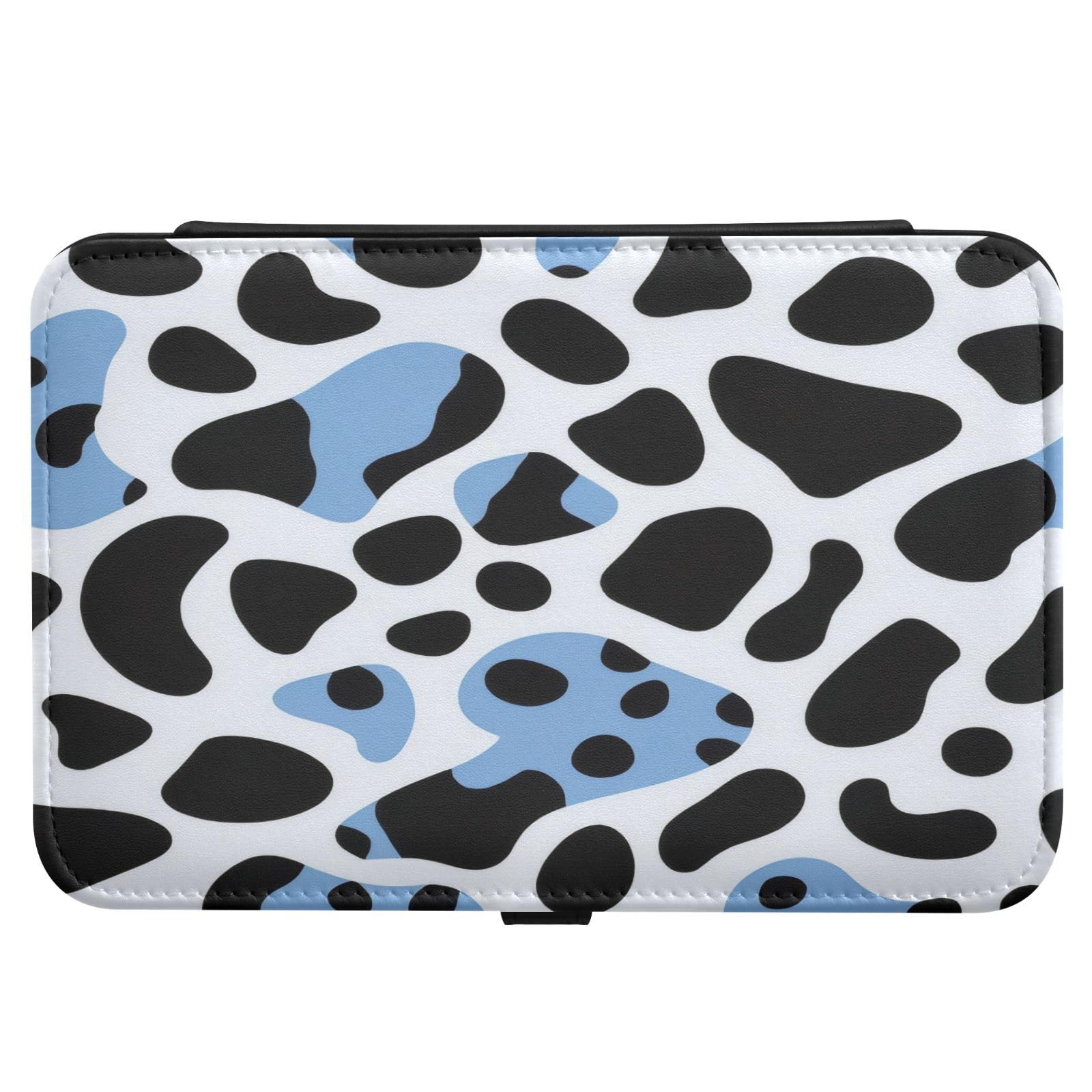 Haskirky Beautiful Leopard Print Jewelry Box Portable PU Leather Travel Jewelry Organize for Women Jewelry Storage Display Holder for Ring, Necklace, Earring