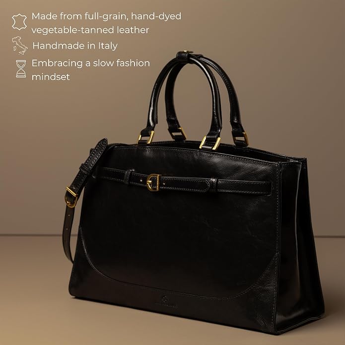 Bolso de cuero Time Resistance para mujer miniatura 4