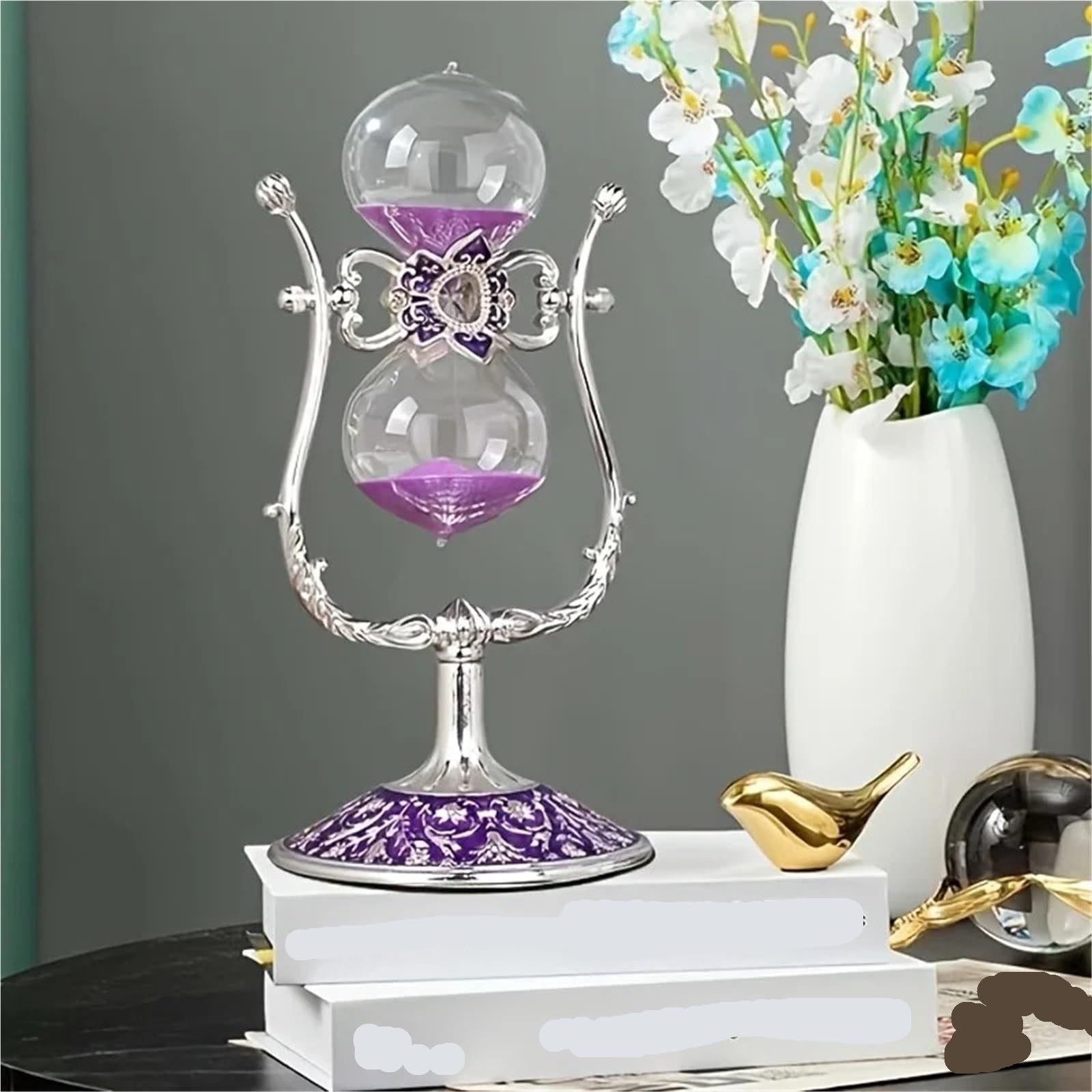 1 Clessidra A Forma Di U In Vetro Vintage Elegante