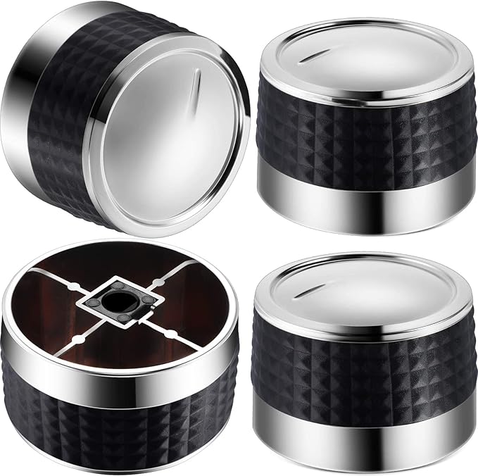 Mudder 4 Pieces Gas Grill Knob BBQ Control Knobs