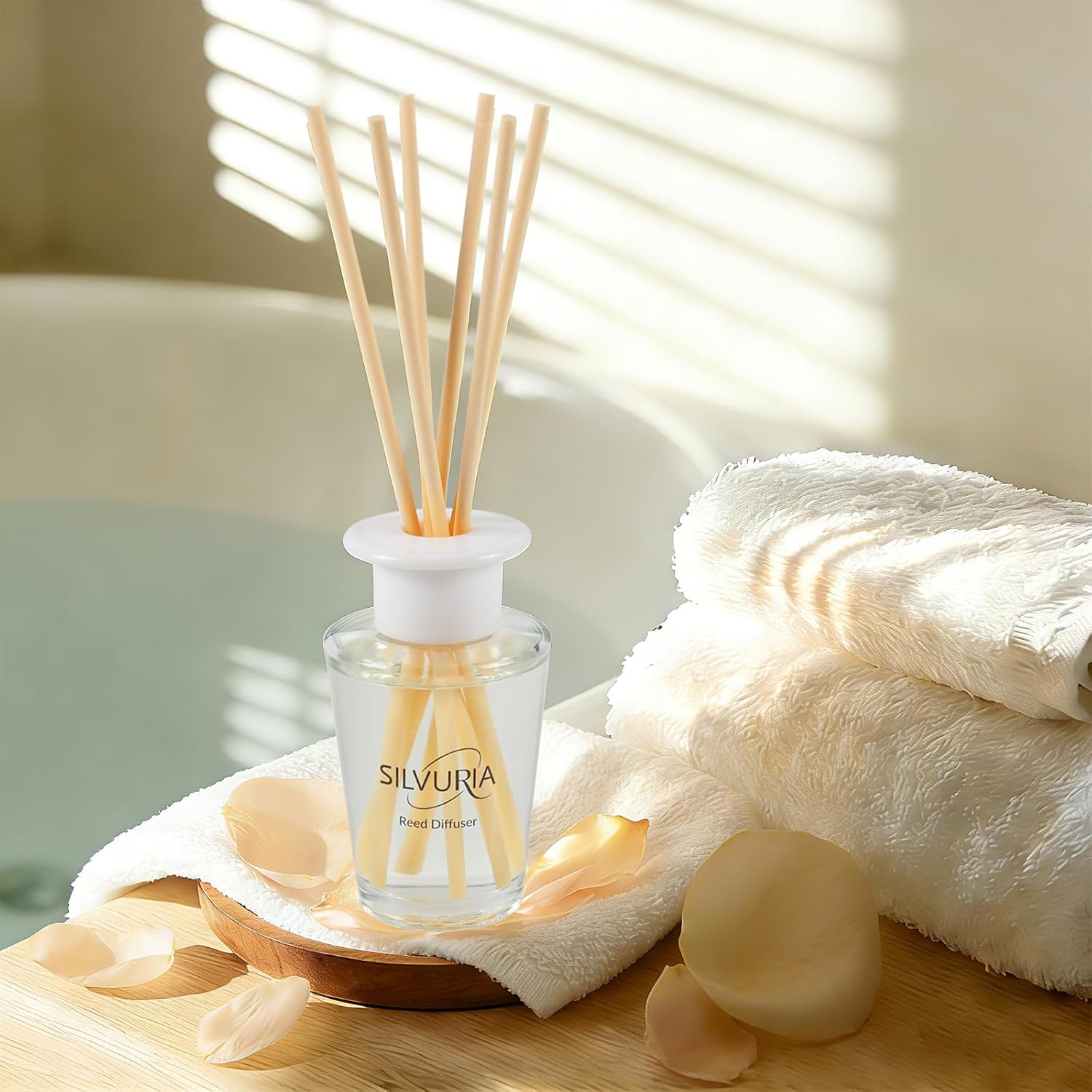 Reed Diffuser Set,Eucalyptus & Mint Essential Oil,100ml(3.38fl.oz)
