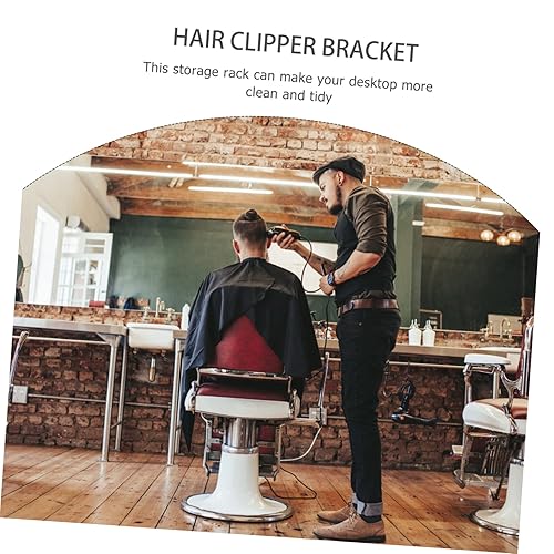 Miniatura 7 de Soporte de Fader Eléctrico Soporte de Peine Soporte de Herramienta Estante de Almacenamiento de Herramientas Barbero Clipper Organizador Clipper