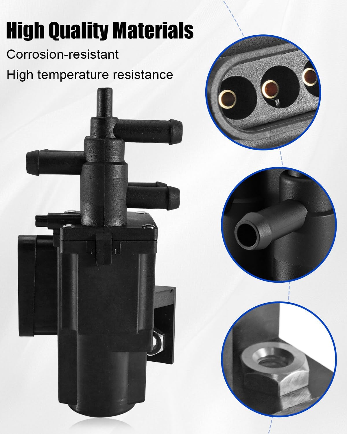 U7001 Fuel Tank Selector Valve Fit for Ford F150 Chevy C10 G10 G30 K20 P30 GMC C1500 C2500 K1500 R1500 R2500 Dodge B100 B150 1974-1994 Oldsmobile Pontiac Replace 12336291 14029228