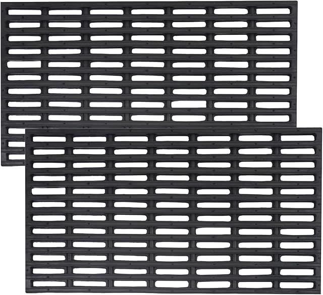 Lifestyle Comfort Ltd LSC Pack Of 2 Rubber Door Mats Outdoor Heavy Duty Outside Door Mats 100% Natural Rubber Scrapper Door Mats For Entrance, Backdoor, Patio And Lawn (36 x 61 cm)